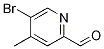 5-Bromo-4-methyl-2-pyridinecarboxaldehyde Structure,886364-94-9Structure