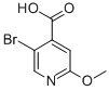 5-Bromo-2-methoxyisonicotinic acid Structure,886365-22-6Structure