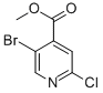 Methyl 5-bromo-2-chloroisonicotinate Structure,886365-28-2Structure