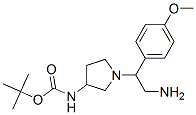 3-N-boc-amino-1-[2-amino-1-(4-methoxy-phenyl)-ethyl]-pyrrolidine Structure,886365-32-8Structure