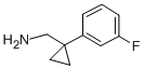 1-(3-Fluorophenyl)cyclopropanemethanamine Structure,886365-90-8Structure