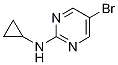 5-Bromo-2-cyclopropylaminopyrimidine Structure,886366-20-7Structure