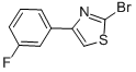 2-Bromo-4-(3-fluorophenyl)thiazole Structure,886367-85-7Structure