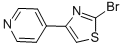 4-(2-Bromo-4-thiazolyl)pyridine Structure,886371-01-3Structure