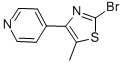 4-(2-Bromo-5-methyl-4-thiazolyl)pyridine Structure,886371-04-6Structure