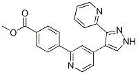 Methyl4-(4-(3-(pyridin-2-yl)-1h-pyrazol-4-yl)pyridin-2-yl)benzoate Structure,886444-10-6Structure