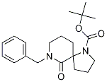 6-Oxo-7-(phenylmethyl)-1,7-diazaspiro[4.5]decane-1-carboxylic acid 1,1-dimethylethyl ester Structure,886449-74-7Structure