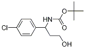 [1-(4-氯苯基)-3-羟基丙基]氨基甲酸1,1-二甲基乙酯结构式_886493-66-9结构式