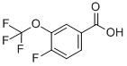 4-氟-3-三氟甲氧基苯甲酸结构式_886496-49-7结构式