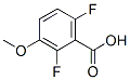 2,​6-​二氟-​3-​甲氧基苯甲酸结构式_886498-30-2结构式