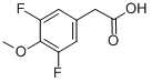 3,5-DIFLUORO-4-METHOXYPHENYLACETIC ACID Structure,886498-74-4Structure