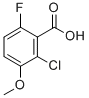 2-Chloro-6-fluoro-3-methoxybenzoic acid Structure,886499-40-7Structure