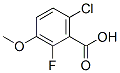 6-Chloro-2-fluoro-3-methoxybenzoic acid Structure,886499-58-7Structure