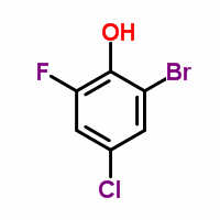 2-Bromo-4-chloro-6-fluorophenol Structure,886499-88-3Structure