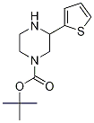 Tert-butyl 3-(thiophen-2-yl)piperazine-1-carboxylate Structure,886771-38-6Structure