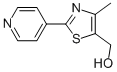 (4-Methyl-2-pyrid-4-yl-1,3-thiazol-5-yl)methanol Structure,886851-57-6Structure