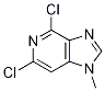 4,6-Dichloro-1-methyl-1h-imidazo[4,5-c]pyridine Structure,887147-19-5Structure