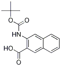 3-(Tert-butoxycarbonylamino)-2-naphthoic acid Structure,887242-59-3Structure