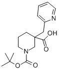 3-吡啶-2-甲基-哌啶-1,3-二羧酸 1-叔丁酯结构式_887344-17-4结构式