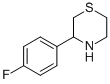 3-(4-Fluorophenyl)thiomorpholine Structure,887344-28-7Structure