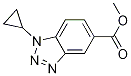 Methyl1-cyclopropyl-1h-benzo[d][1,2,3]triazole-5-carboxylate Structure,887350-84-7Structure