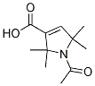 1-乙酰基-2,2,5,5-四甲基-3-吡咯烷-3-羧酸结构式_887352-25-2结构式