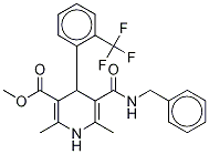 Methyl 1,4-dihydro-2,6-dimethyl-4-(2’-trifluoromethyl)phenyl-pyridine-5-carboxylate-3-phenylmethyl carboxamide Structure,887407-01-4Structure