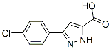 3-(4-Chlorophenyl)-1H-pyrazole-5-carboxylic acid Structure,887408-58-4Structure