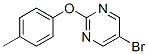 5-Bromo-2-(p-tolyloxy)pyrimidine Structure,887430-90-2Structure