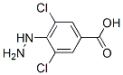 3,5-二氯-4-肼基苯甲酸结构式_887577-44-8结构式