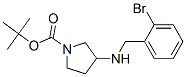 3-(2-Bromo-benzylamino)-pyrrolidine-1-carboxylic acid tert-butyl ester Structure,887578-18-9Structure