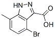 4-Bromo-7-methyl-3-(1h)indazolecarboxylic acid Structure,887578-90-7Structure