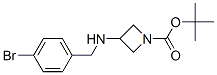 3-(4-Bromo-benzylamino)-azetidine-1-carboxylic acid tert-butyl ester Structure,887579-73-9Structure