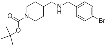 1-Boc-4-[(4-bromo-benzylamino)-methyl]-piperidine Structure,887581-89-7Structure