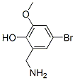 5-Bromo-2-hydroxy-3-methoxybenzylamine Structure,887582-87-8Structure