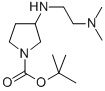 1-Boc-3-(2-二甲基氨基乙基氨基)吡咯烷结构式_887587-43-1结构式