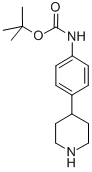 (4-哌啶-4-基-苯基)-氨基甲酸叔丁酯结构式_887589-58-4结构式