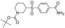 3-(4-Carbamoyl-benzenesulfonyl)-piperidine-1-carboxylic acid tert-butyl ester Structure,887591-32-4Structure