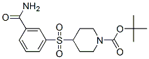 4-(3-Carbamoyl-benzenesulfonyl)-piperidine-1-carboxylic acid tert-butyl ester Structure,887591-35-7Structure