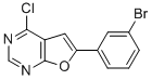 6-(3-Bromo-phenyl)-4-chloro-furo[2,3-d]pyrimidine Structure,887592-50-9Structure