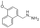 (4-Methoxy-naphthalen-1-ylmethyl)-hydrazine Structure,887592-81-6Structure