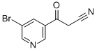 5-溴-β-氧代-3-吡啶丙腈结构式_887594-04-9结构式