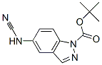 5-Cyanoamino-indazole-1-carboxylic acid tert-butyl ester Structure,887594-17-4Structure