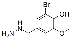 3-Bromo-4-hydroxy-5-methoxy-benzyl-hydrazine Structure,887595-57-5Structure