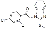 Ethanone, 1-(2,4-dichlorophenyl)-2-[2-(methylthio)-1h-benzimidazol-1-yl]- Structure,887841-56-7Structure