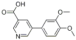 5-(3,4-Dimethoxyphenyl)- 3-pyridinecarboxylic acid Structure,887973-42-4Structure