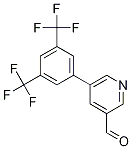 5-[3,5-Bis(trifluoromethyl)phenyl]-3-pyridinecarbaldehyde Structure,887973-75-3Structure