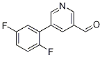 5-(2,5-Difluorophenyl)pyridine-3-carbaldehyde Structure,887973-84-4Structure