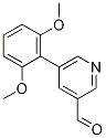 5-(2,6-Dimethoxyphenyl)-3-pyridinecarboxaldehyde Structure,887973-87-7Structure