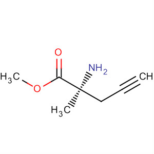 (2s)-(9ci)-2-氨基-2-甲基-4-戊炔酸甲酯结构式_88820-88-6结构式